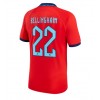 Herren Fußballbekleidung England Jude Bellingham #22 Auswärtstrikot WM 2022 Kurzarm